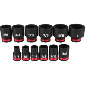 12PC SHOCKWAVE™ Impact Duty™ 3/8" Drive SAE Standard 6 Point Socket Set