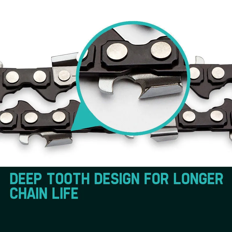 12" Low Kickback Chainsaw Chain 3/8 Pitch .050 Gauge 44DL Baumr-AG