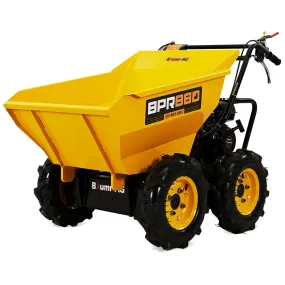 196cc 6.5HP Motorized Wheelbarrow, 300kg Capacity, Baumr-AG