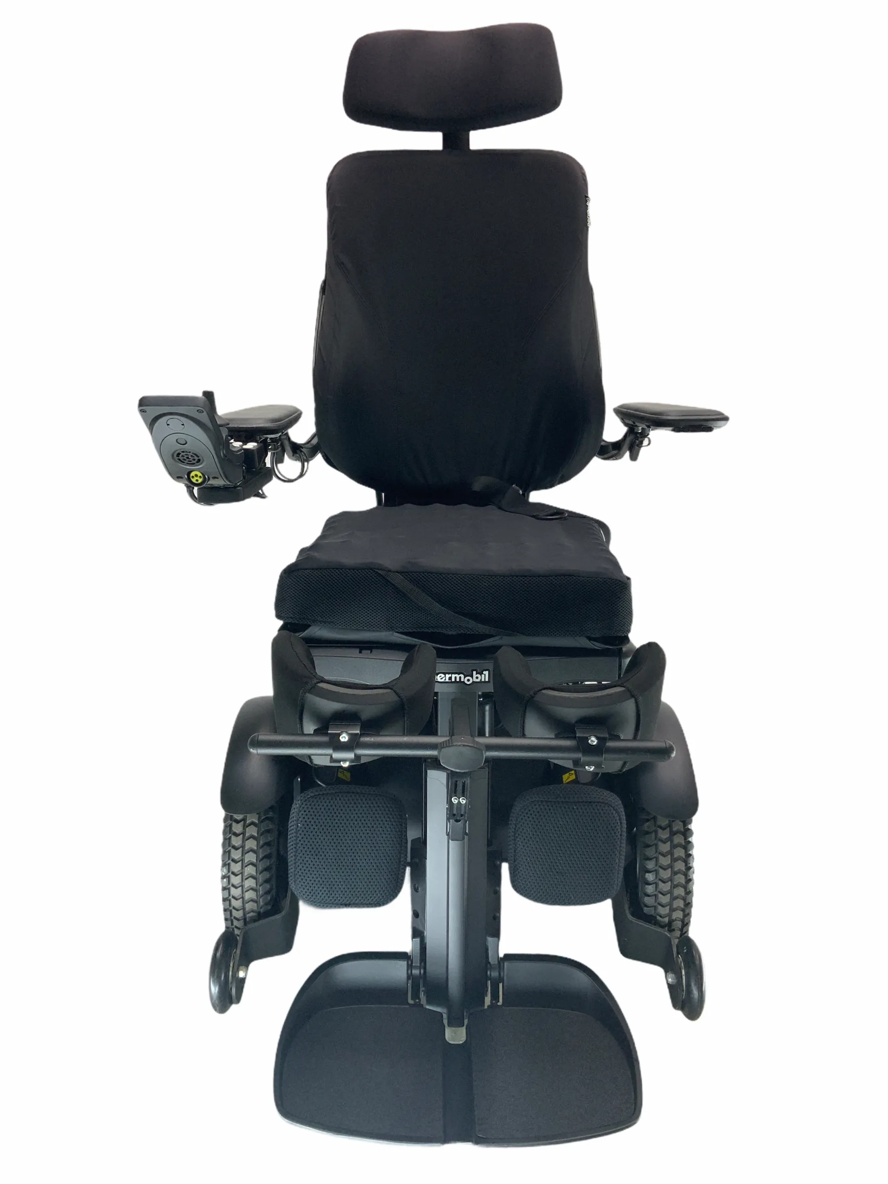 2019 Permobil F3 Rehab Power Chair | 17 x 18 Seat |  Tilt, Recline, Power Legs. Leg Extension, Seat Elevate, Anterior Tilt
