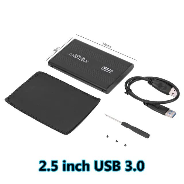 2.5/3.5inch USB 2.0/3.0 to SATA External Hard Drive Enclosure