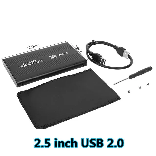 2.5/3.5inch USB 2.0/3.0 to SATA External Hard Drive Enclosure