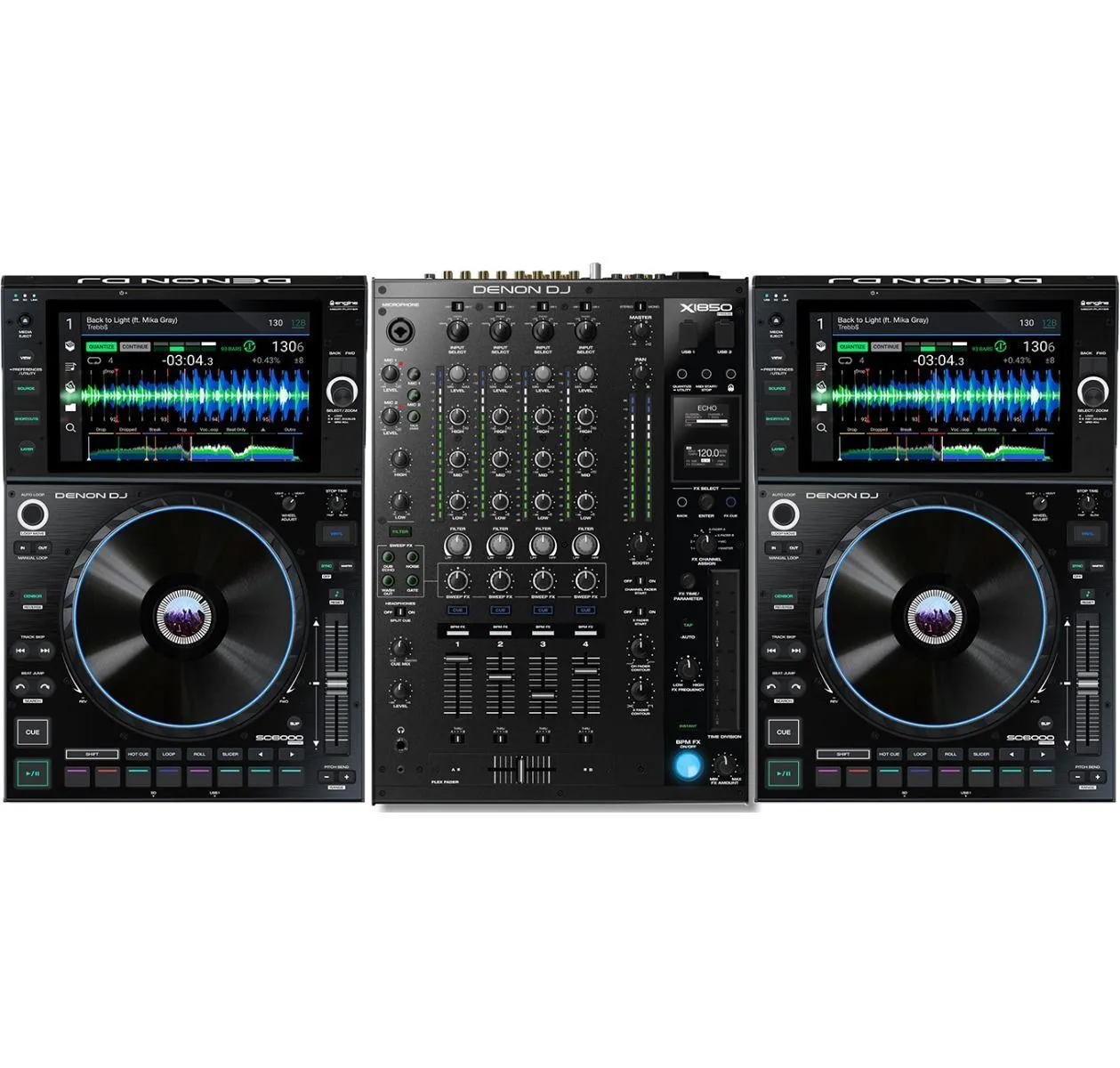 2X DENON DJ SC6000 PRIME & DENON DJ X1850 PRIME BUNDLE