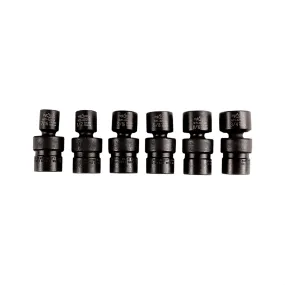 6 Piece 3/8" Drive Flex Impact Socket Set