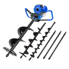 75cc Pro-Grade Post Hole Digger Set High Output Powerblade