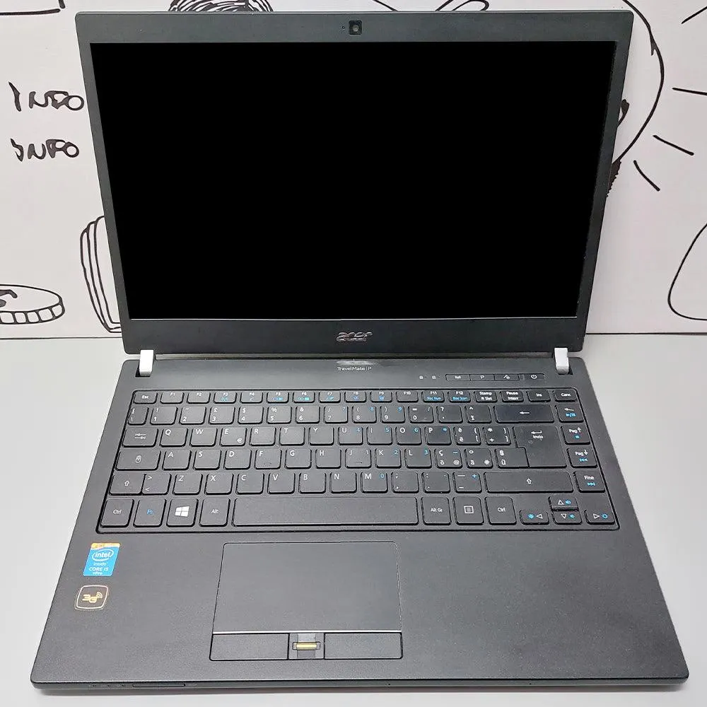 Acer TravelMate P645-S Laptop (Intel Core i5-5300U - 4GB DDR3 - SSD 256GB - Intel HD Graphics - 14.0 Inch HD - Cam) Original Used