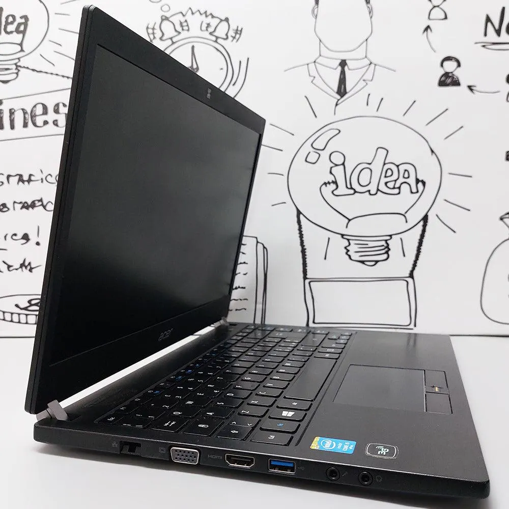Acer TravelMate P645-S Laptop (Intel Core i5-5300U - 4GB DDR3 - SSD 256GB - Intel HD Graphics - 14.0 Inch HD - Cam) Original Used