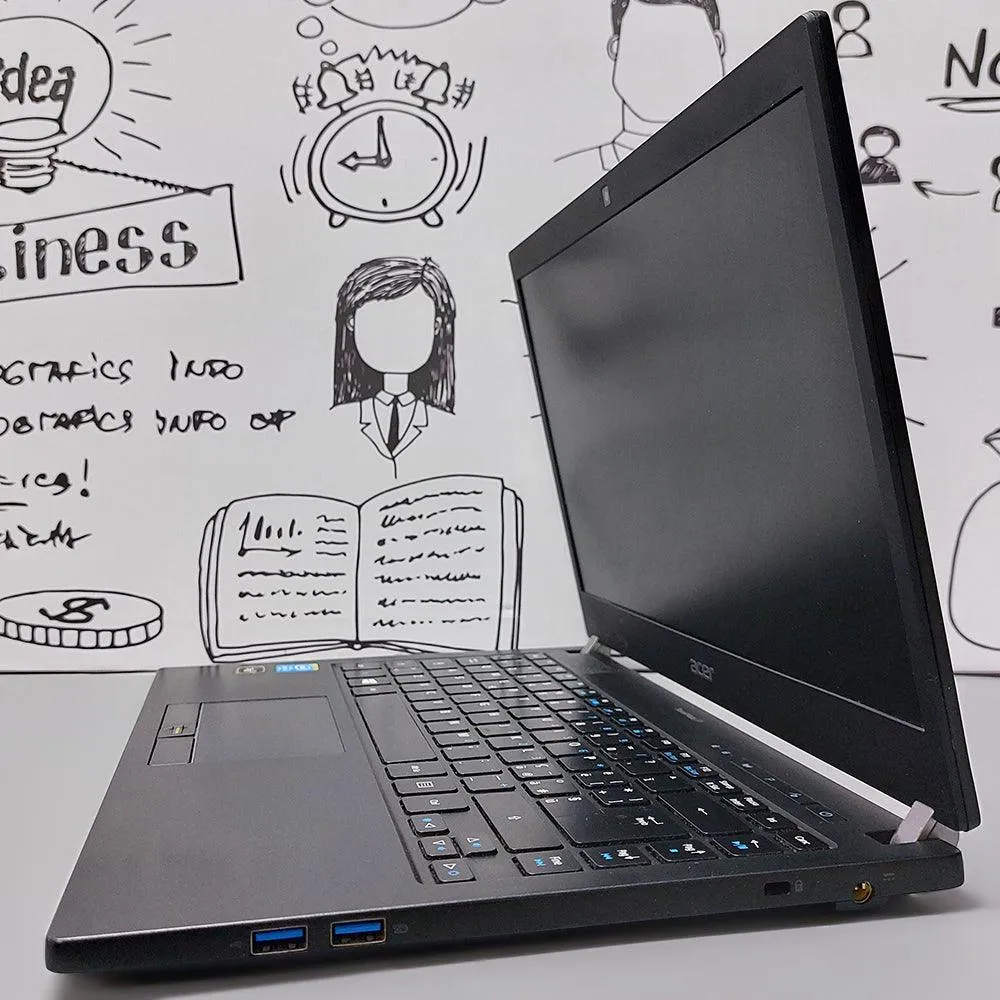 Acer TravelMate P645-S Laptop (Intel Core i5-5300U - 4GB DDR3 - SSD 256GB - Intel HD Graphics - 14.0 Inch HD - Cam) Original Used