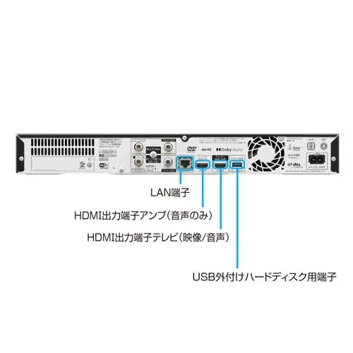 AQUOS 4Kブルーレイレコーダー トリプルチューナー 2TB シャープ 4B-C20ET3