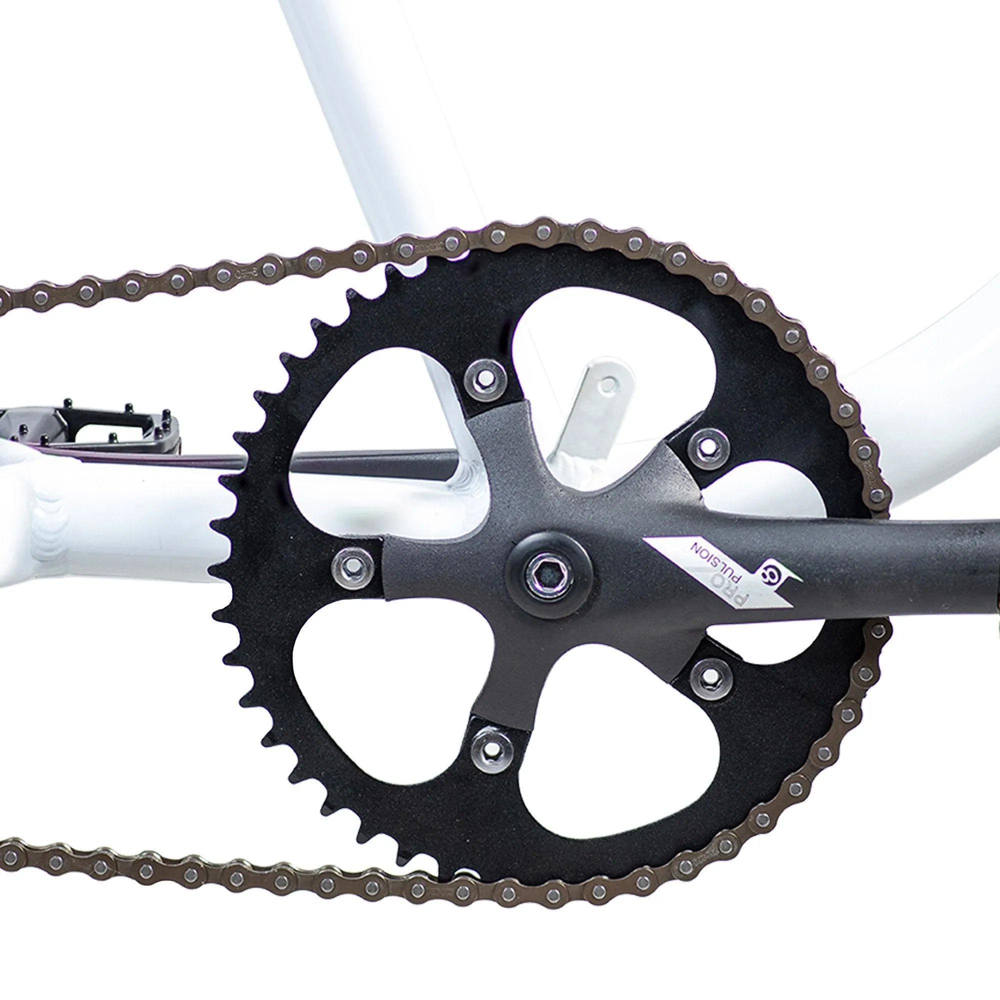 BBR Tuning F-ZERO Motor-Ready Motorized Bicycle - Brushed Aluminum