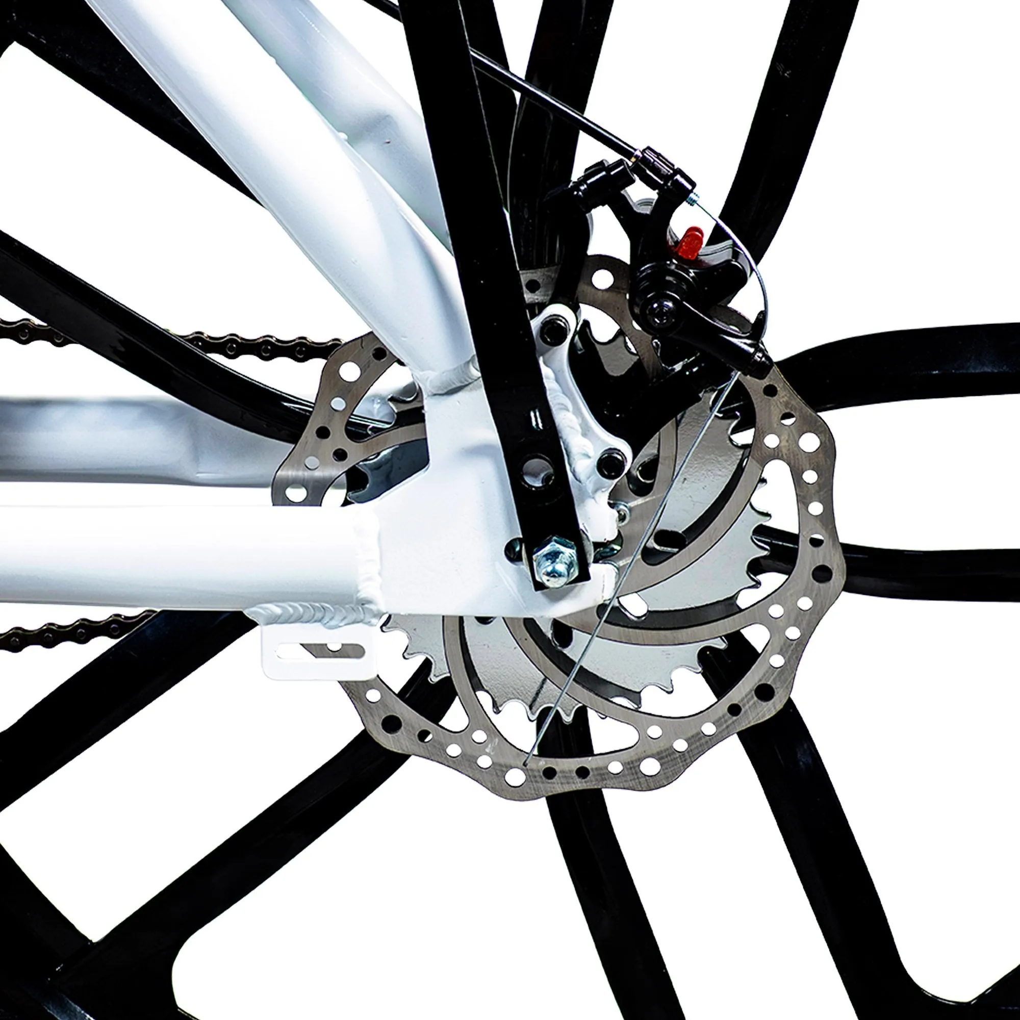 BBR Tuning F-ZERO Motor-Ready Motorized Bicycle - Brushed Aluminum