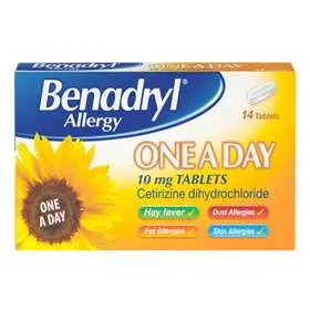 Benadryl Allergy One A Day Tablets 14 (N)