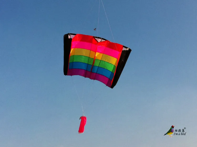 big rainbow inflatable kite