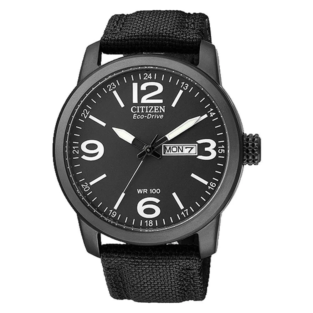 Citizen Black Fabric Band Men's Solar Watch - BM8475-34E