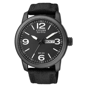 Citizen Black Fabric Band Men's Solar Watch - BM8475-34E