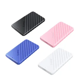 [CLEARANCE] ORICO 2.5 inch SATA to USB 3.0 Micro-B SSD Enclosure for Idle HDD Tool-Free with 5Gbps Fast Data Transfer Rate, 6TB Max. Disk Capacity, 0.3m Micro-B to USB-A Cable Hard Drive Enclosure (Black, Blue, Pink, White) | 25PW1-U3