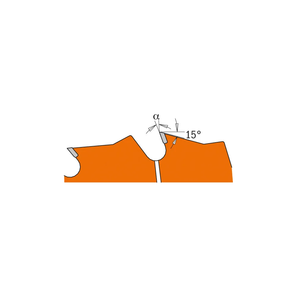 CMT Orange Tools P06540-X10 ITK-PLUS ULTIMATE FINISH V-DRIVE 6-1/2”x5/8”<> (10-PC. BULK MASTERPACK)