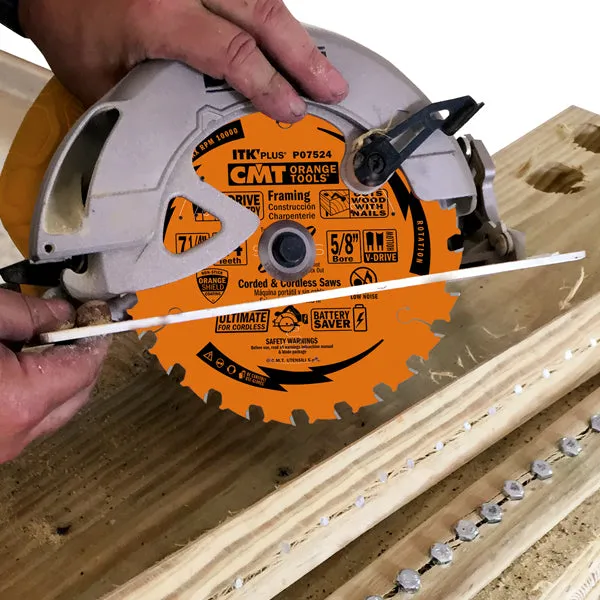 CMT Orange Tools P06540-X10 ITK-PLUS ULTIMATE FINISH V-DRIVE 6-1/2”x5/8”<> (10-PC. BULK MASTERPACK)