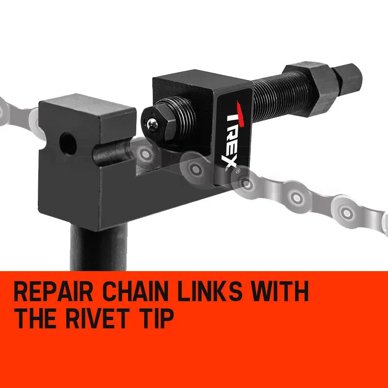 Compact Carbon Steel Chain Breaker 3in1 Tool - T-Rex