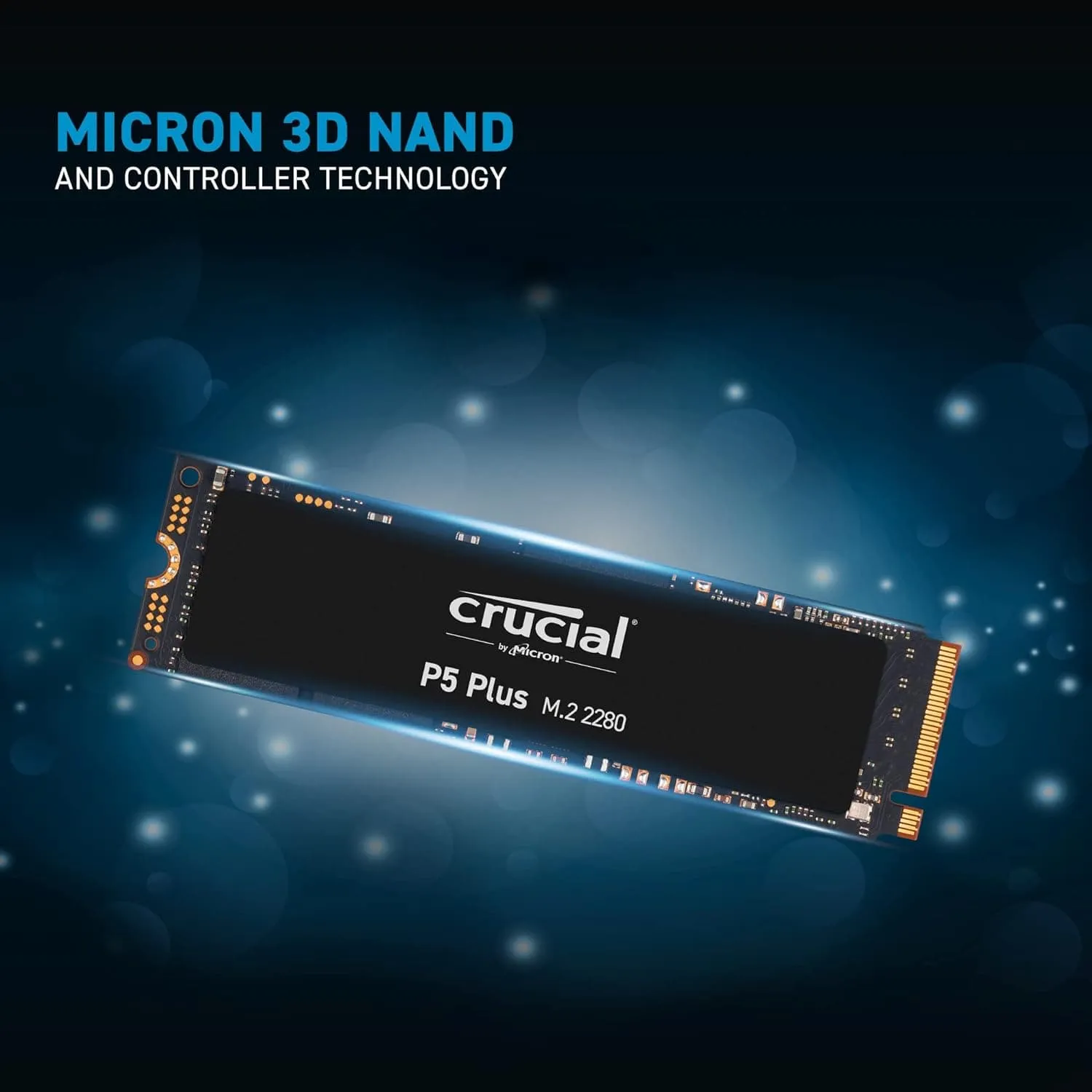 Crucial P5 Plus 500GB M.2 NVMe PCIe SSD - Black