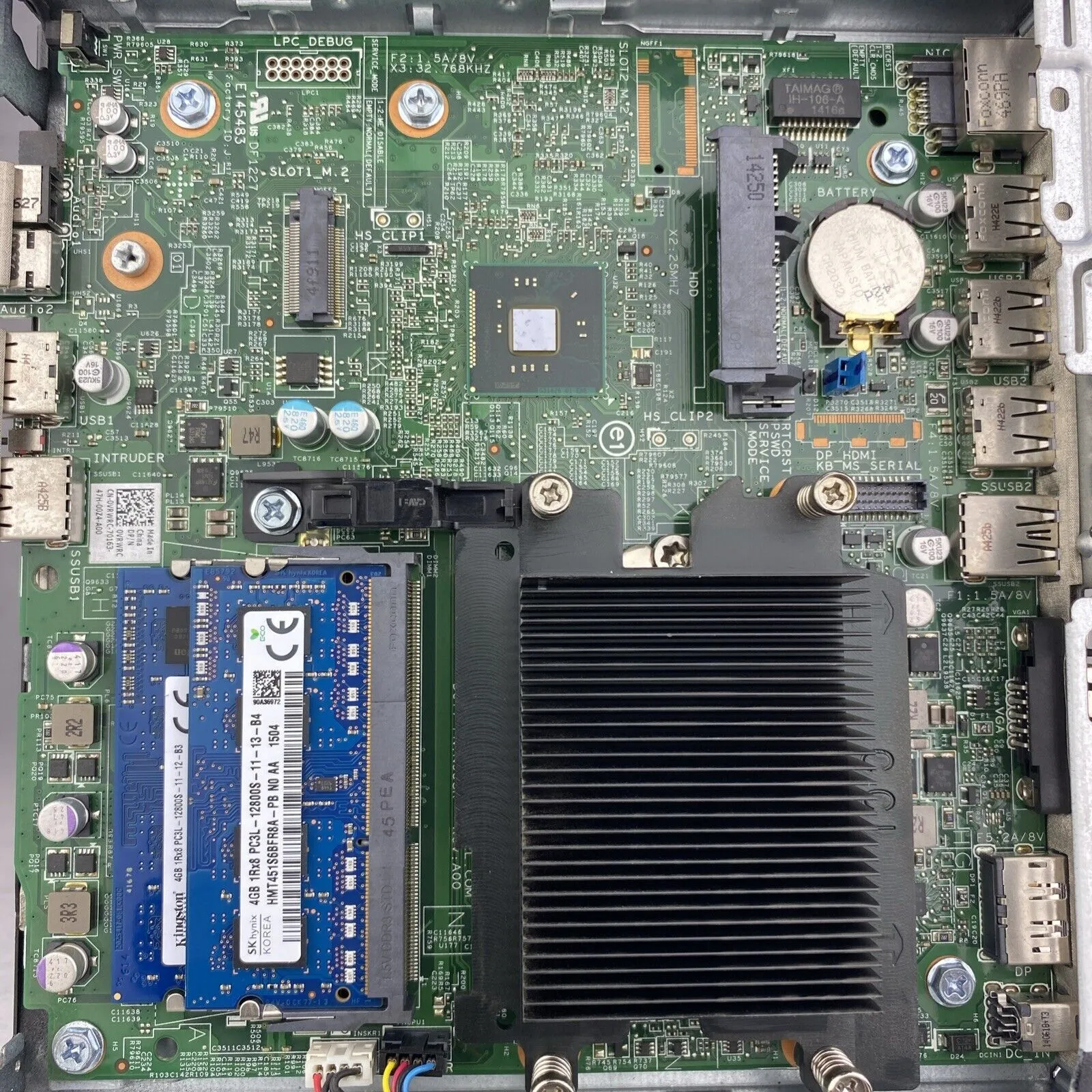 Dell OptiPlex 3020M Intel Core i3-4150T 3.0GHz 8GB RAM No AC No HDD OS
