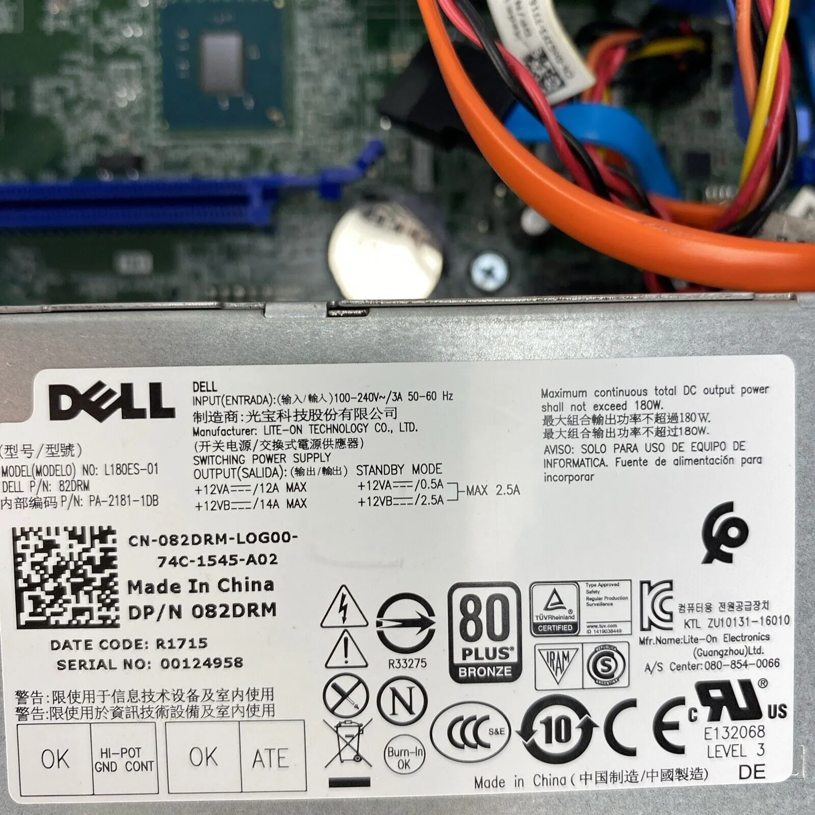 Dell Optiplex 5050 SFF Intel Quad Core i7-7700 3.60GHz 1x16GB DDR4 RAM No HDD OS