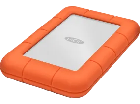 Disco duro 1 TB - LaCie Rugged Mini, USB C 3.0 , Naranja