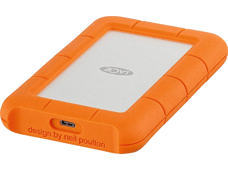 Disco duro 2 TB - Lacie Rugged, USB-C 3,0