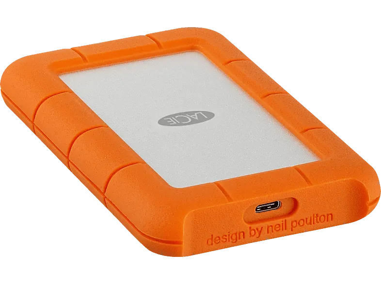 Disco duro 2 TB - Lacie Rugged, USB-C 3,0