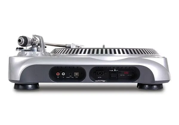 DJ-Tech SL-1300 MK6 Quartz Drive DJ Turntable - Silver