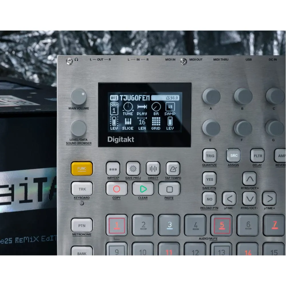 Elektron Digitakt 8-Voice Digital Drum Machine & Sampler E25 Anniversary Edition