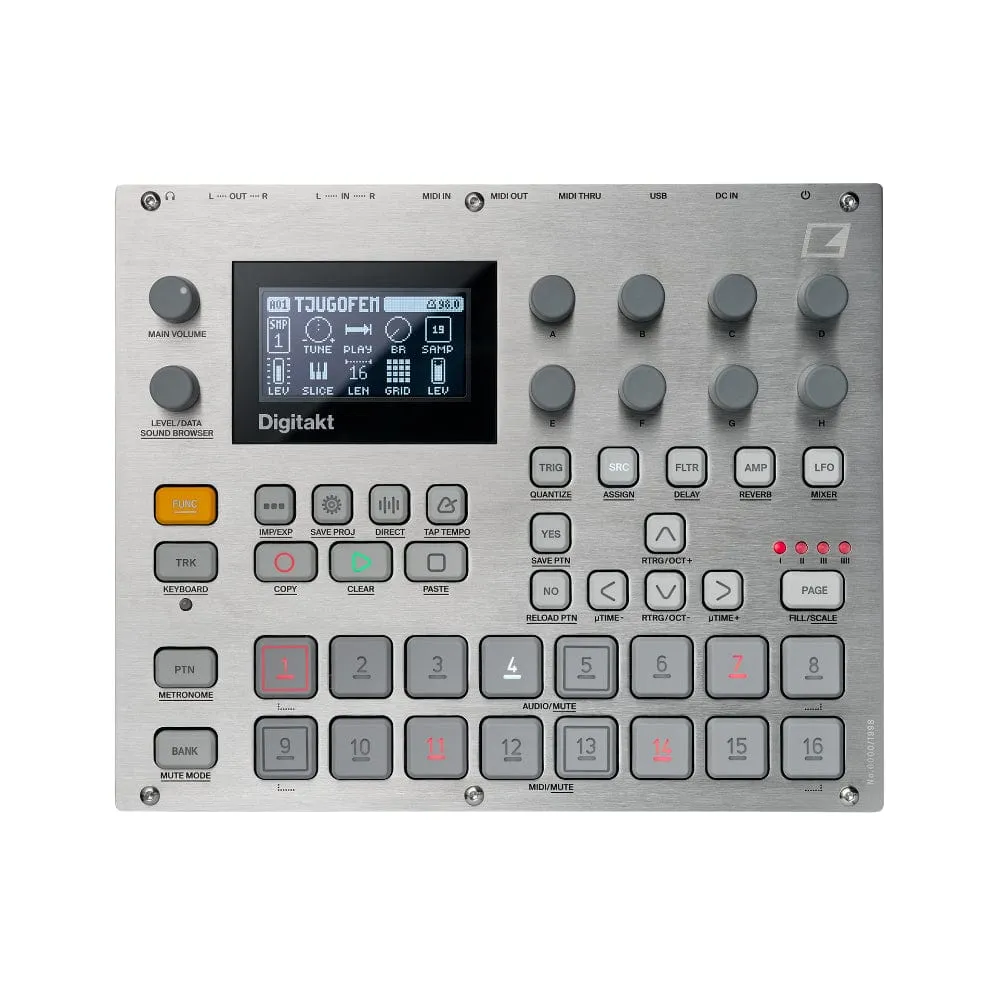 Elektron Digitakt 8-Voice Digital Drum Machine & Sampler E25 Anniversary Edition