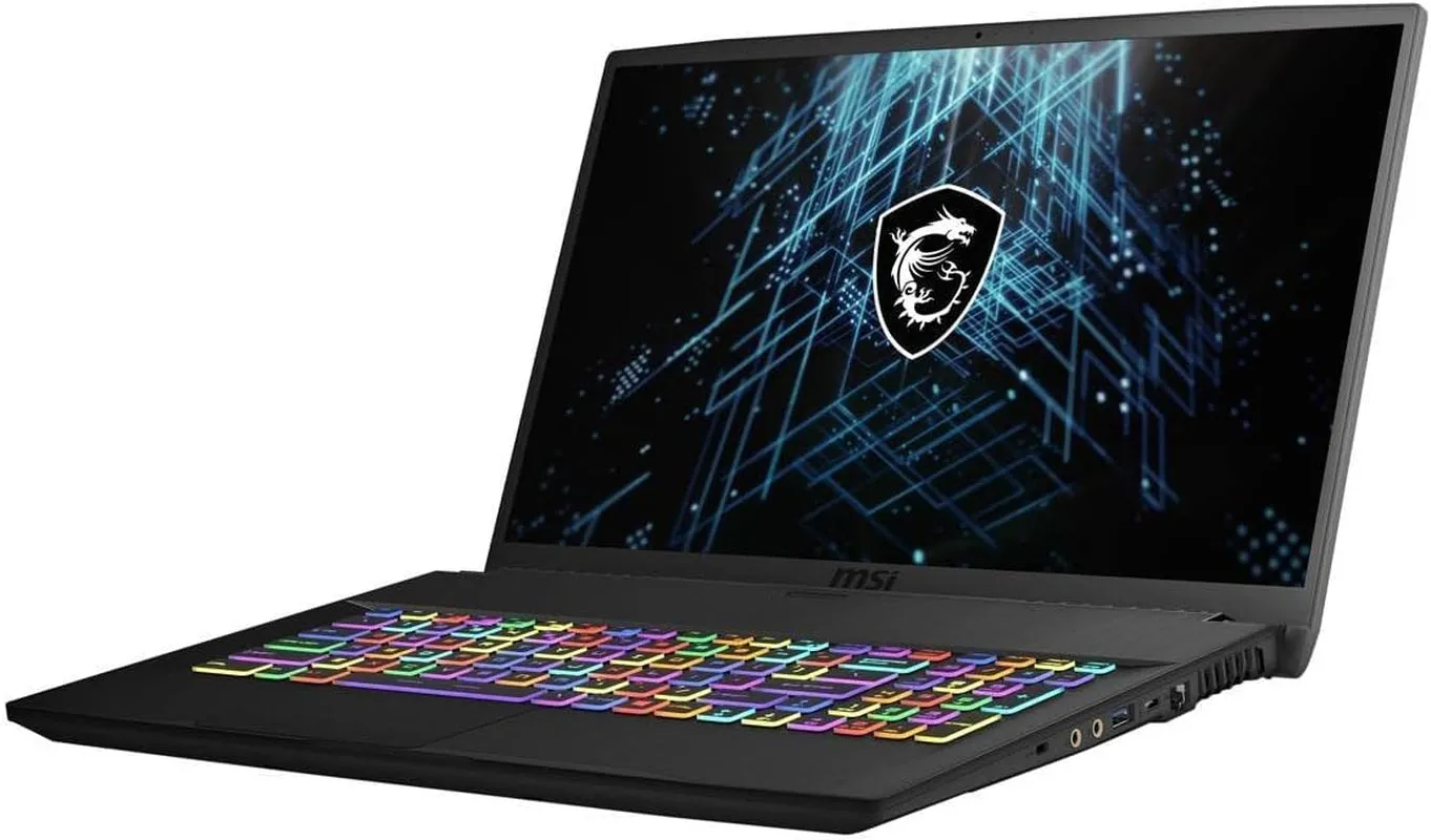 GF75 Thin 17 Gaming Laptop 17.3” FHD IPS 144Hz 10Th Gen Intel Hexa-Core I7-10750H 16GB RAM 512GB SSD   1TB HDD Geforce RTX 3060 6GB USB-C Backlit Nahimic Win10 Black   HDMI Cable