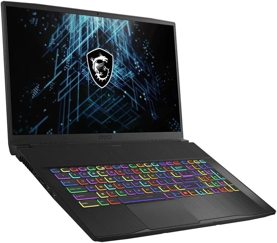 GF75 Thin 17 Gaming Laptop 17.3” FHD IPS 144Hz 10Th Gen Intel Hexa-Core I7-10750H 16GB RAM 512GB SSD   1TB HDD Geforce RTX 3060 6GB USB-C Backlit Nahimic Win10 Black   HDMI Cable