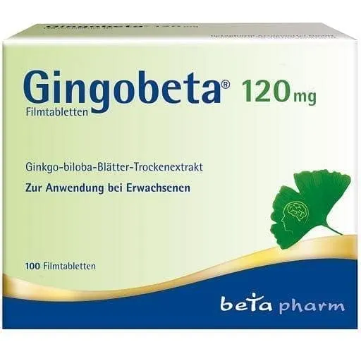 GINGOBETA, ginkgo leaf 120 mg film-coated tablets