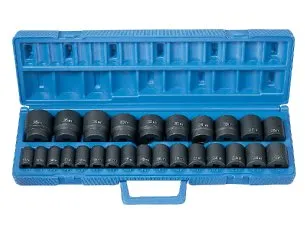 Grey Pneumatic 1326M 1/2" Driver Metric Standard Length - 26 Piece