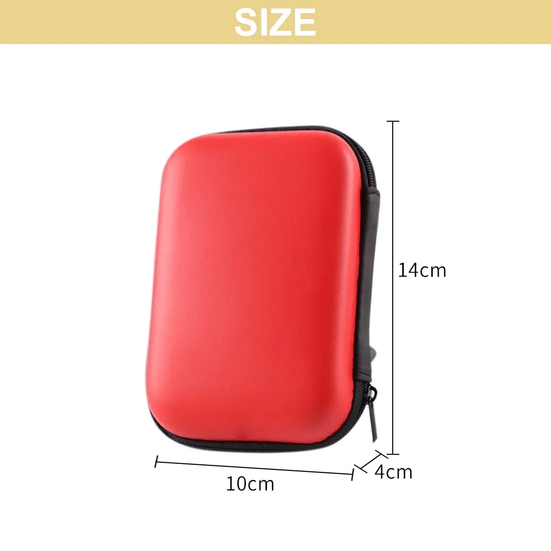 Hard Disk Case HDD Case For Hard Drives and SSD, Robust & Shockproof Case Cover for Portable/Extreme Portable SSD