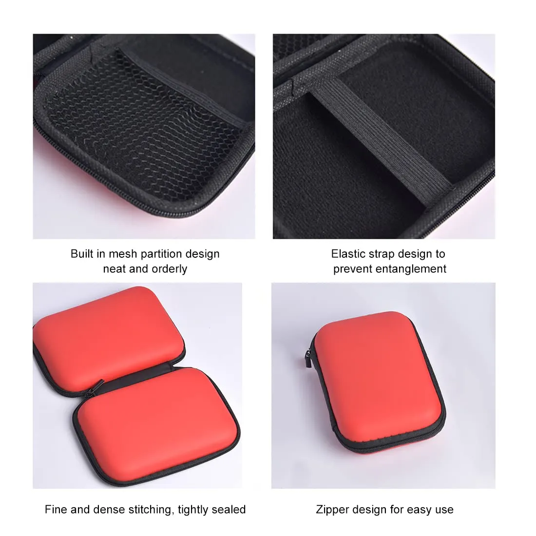 Hard Disk Case HDD Case For Hard Drives and SSD, Robust & Shockproof Case Cover for Portable/Extreme Portable SSD