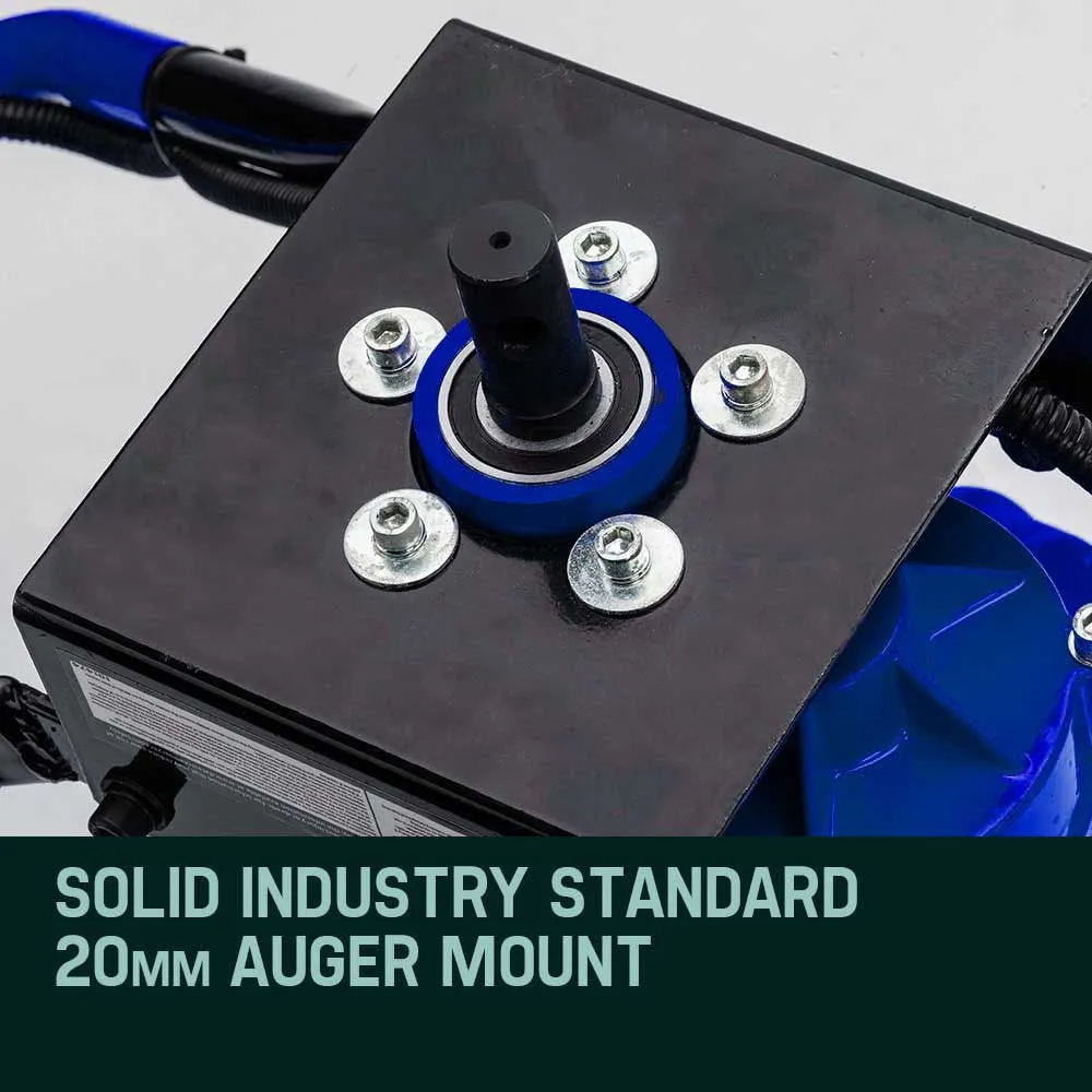 High Output 62cc Post Hole Digger Petrol Drill Powerblade