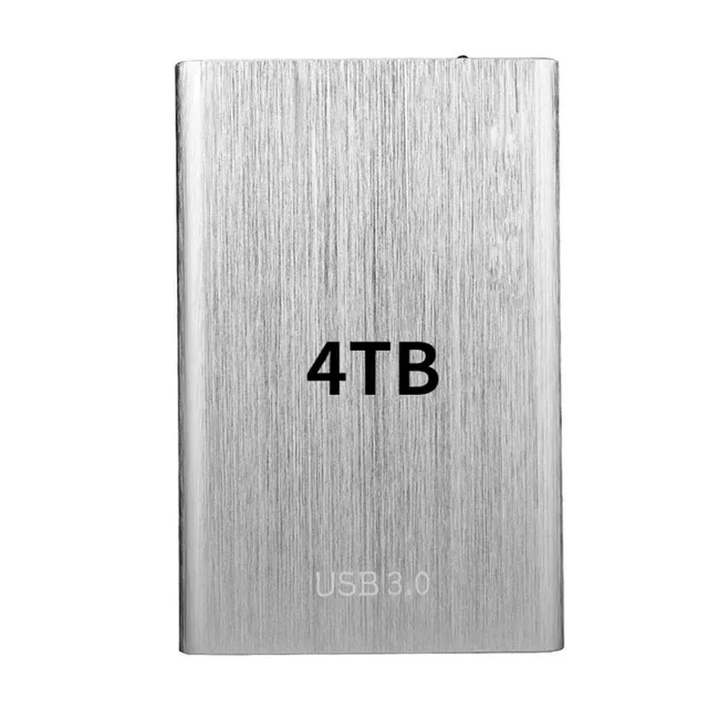 High Speed Portable External Hard Disk Mass Storage USB3.0 Interface 500GB 2TB 4TB 8TB 16TB Memory Metal Material Plug and Play