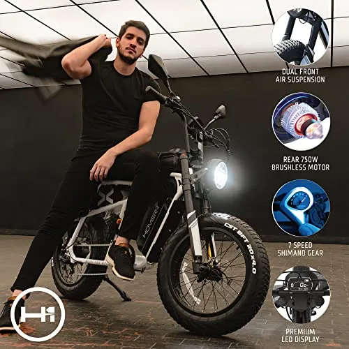 Hover-1 Altai Pro R750 Electric Bicycle with 28 mph Max Speed, 750W Motor, Average Range of 55 Miles, and Accessories