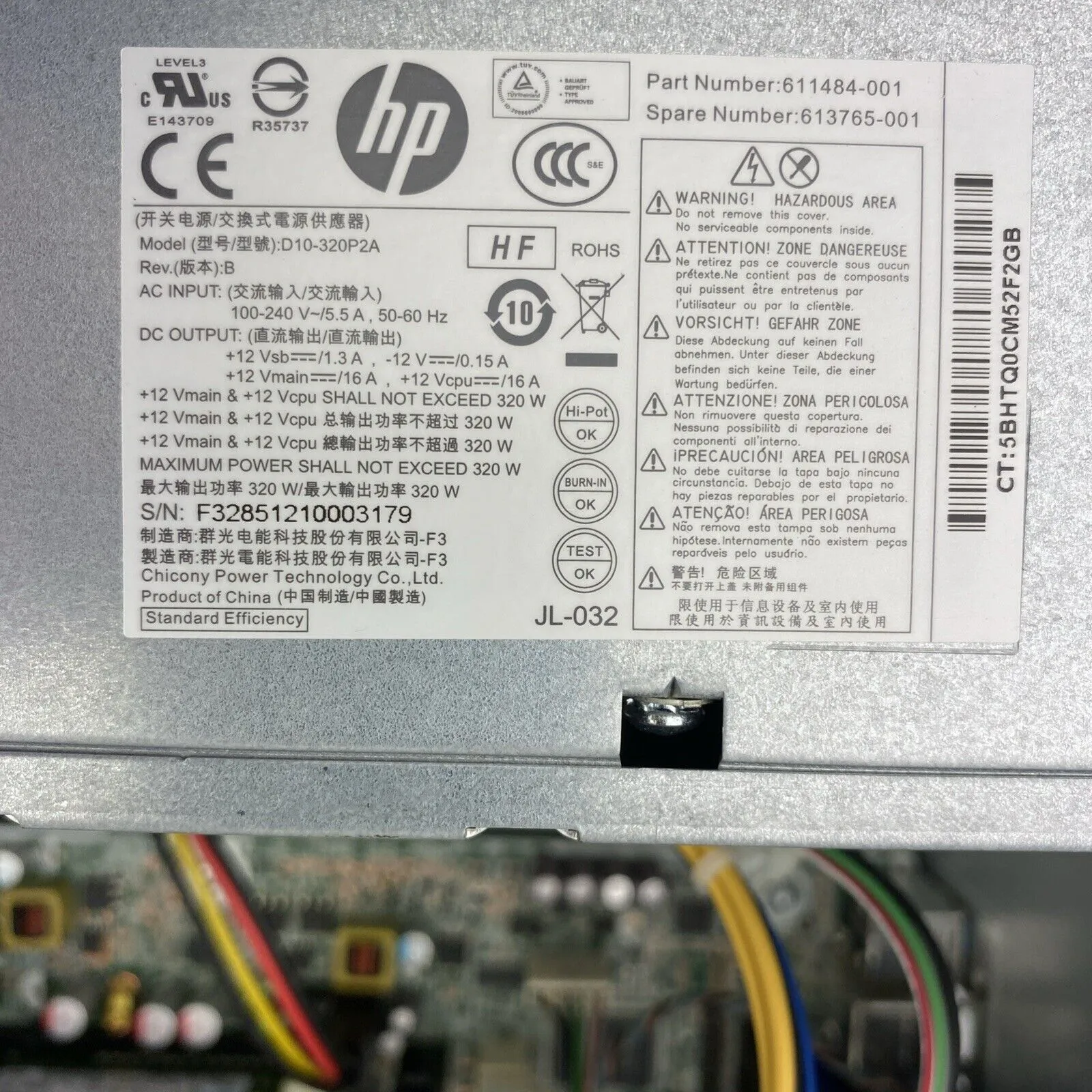 HP Compaq 6200 Pro MT Intel Core i3-2120 3.30GHz 4GB RAM No HDD No OS