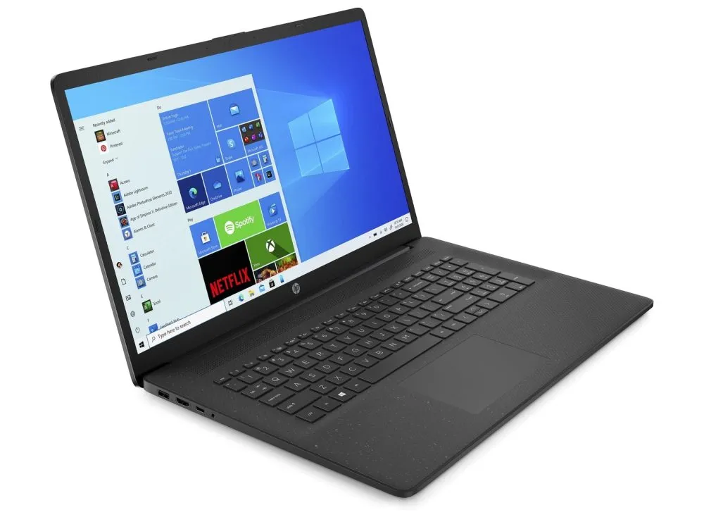 HP Laptop 17-cn - Intel Quad-Core 8GB RAM 256GB SSD Windows 11 Home 17.3" IP FHD Screen