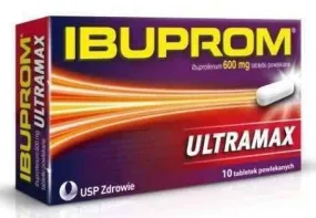 Ibuprom Ultramax 600mg x 10 tablets
