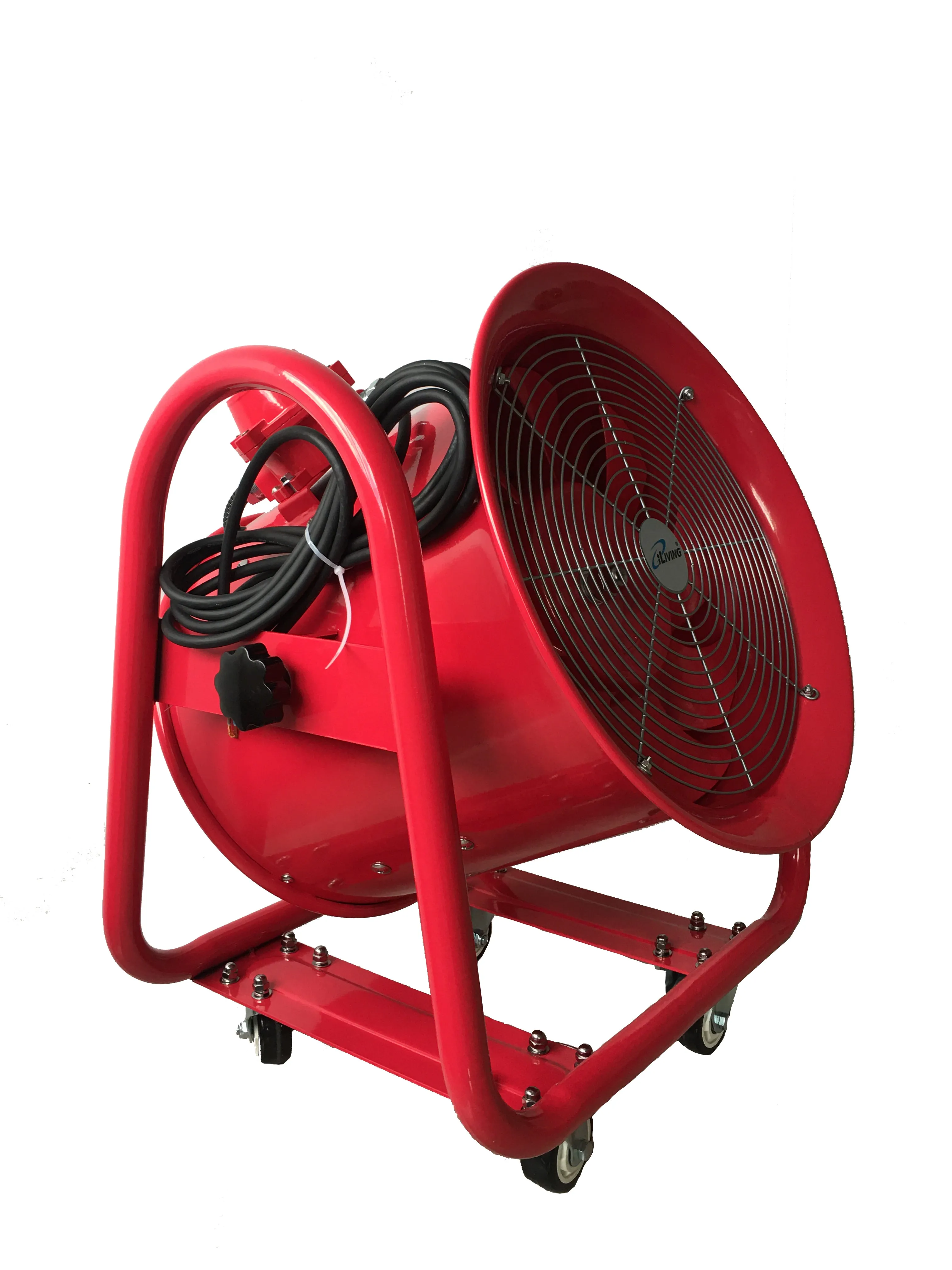 iLIVING - ILG8EF16EX Explosion Proof Utility High Velocity Blower, Fume Extractor, Portable Exhaust and Ventilator Fan, Air Ventilation with 4240 CFM, 3300 RPM (16 Inch)