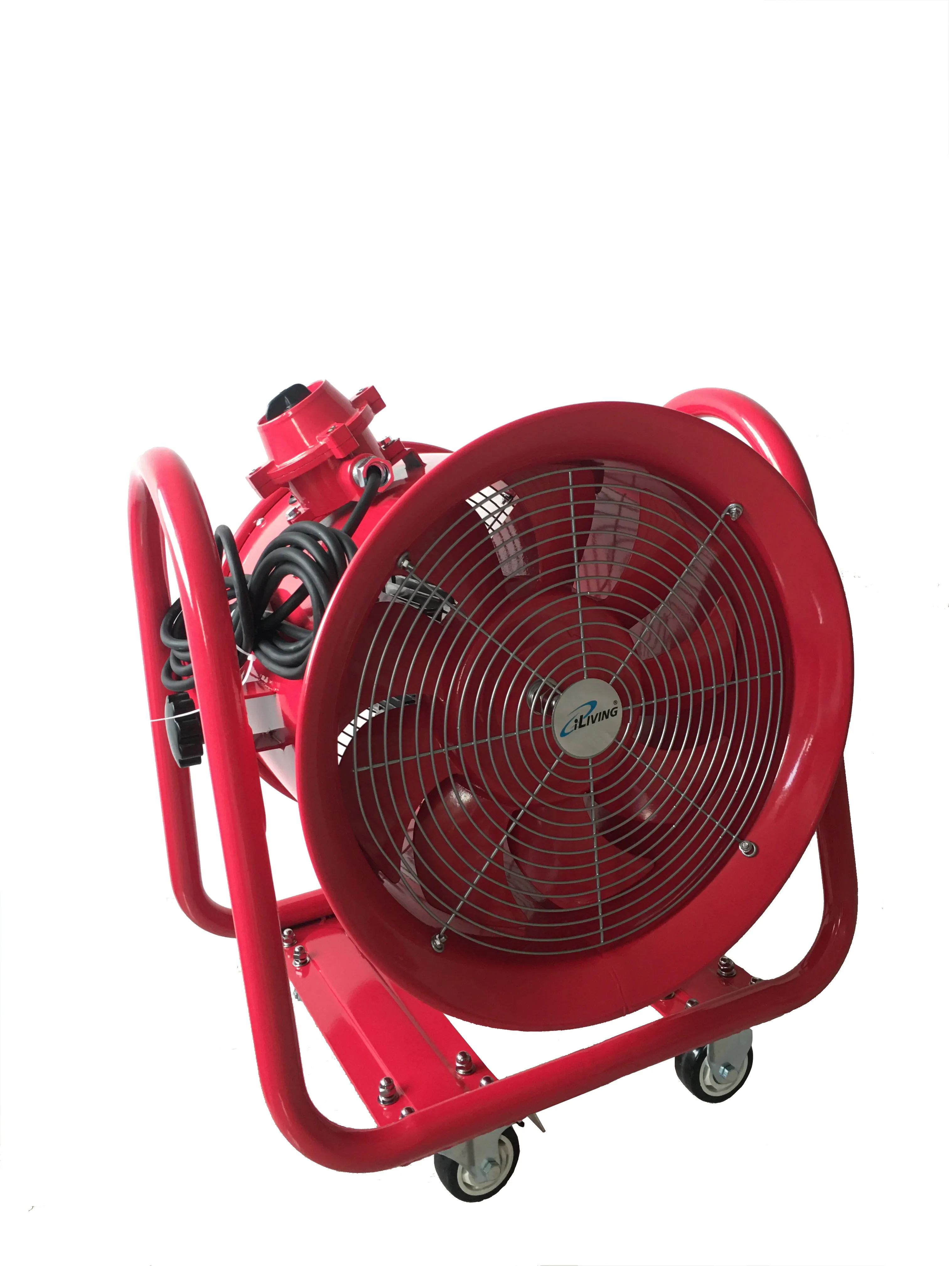 iLIVING - ILG8EF16EX Explosion Proof Utility High Velocity Blower, Fume Extractor, Portable Exhaust and Ventilator Fan, Air Ventilation with 4240 CFM, 3300 RPM (16 Inch)