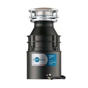 InSinkErator Badger 5XP Power Series 3/4 HP Garbage Disposal with Power Cord