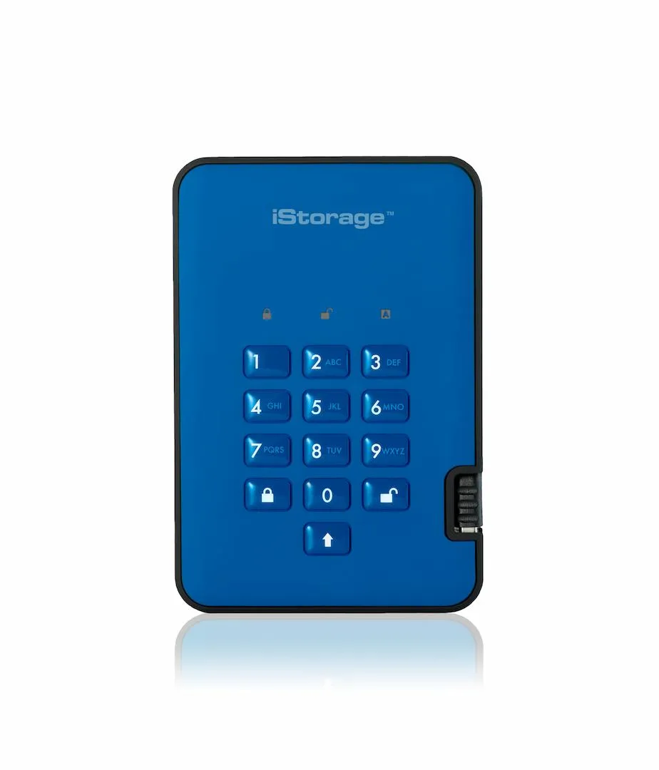 iStorage diskAshur² HDD - PIN-Authenticated Hardware Encrypted Portable Hard Drive