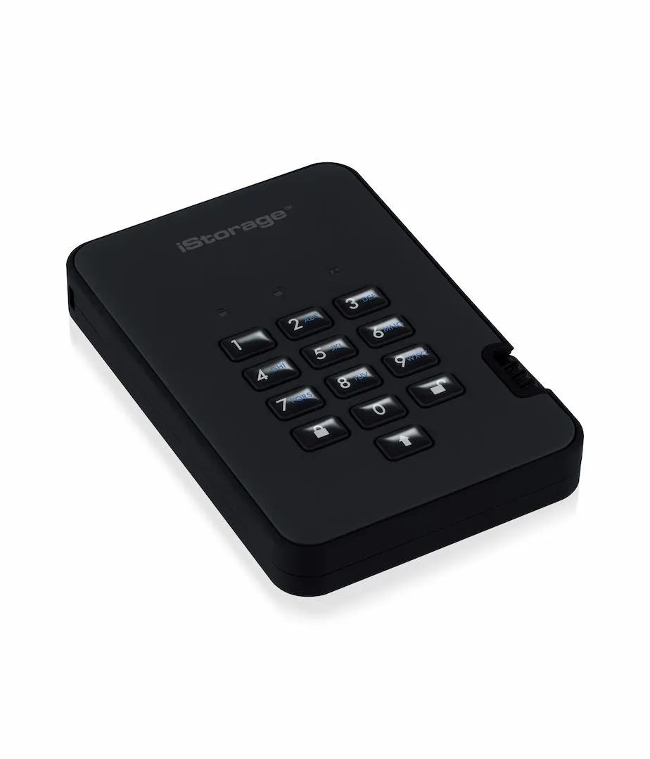 iStorage diskAshur² HDD - PIN-Authenticated Hardware Encrypted Portable Hard Drive