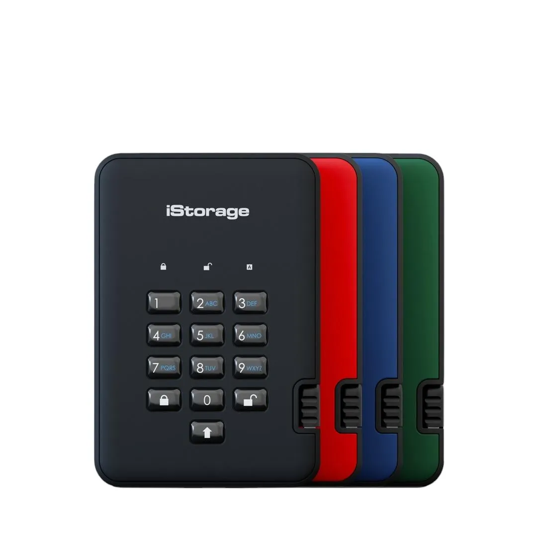 iStorage diskAshur² HDD - PIN-Authenticated Hardware Encrypted Portable Hard Drive